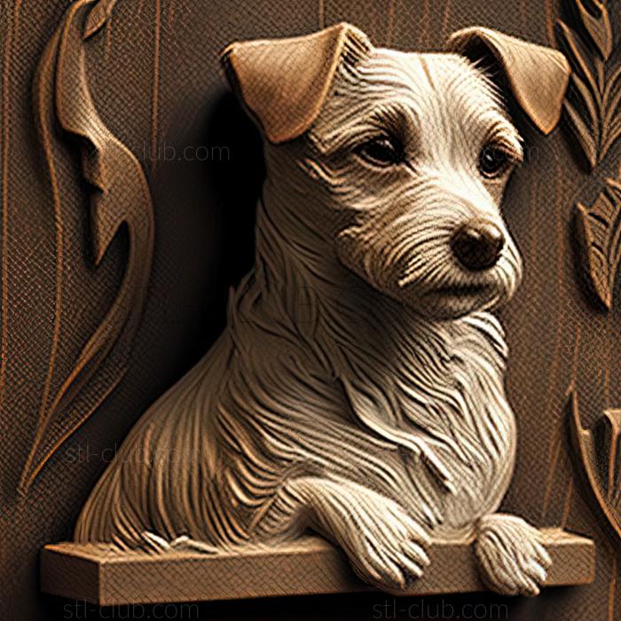 3D model st Jack Russell Terrier dog (STL)